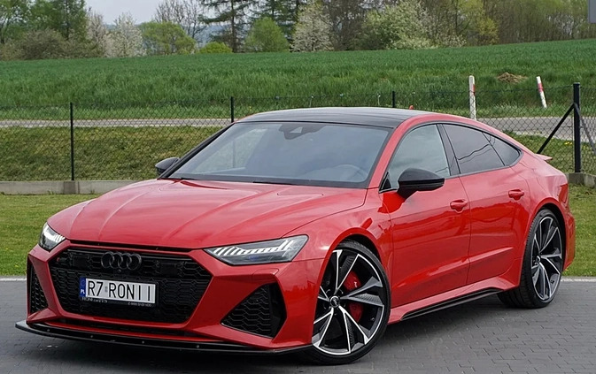 Audi RS7 cena 549000 przebieg: 39800, rok produkcji 2020 z Dynów małe 781